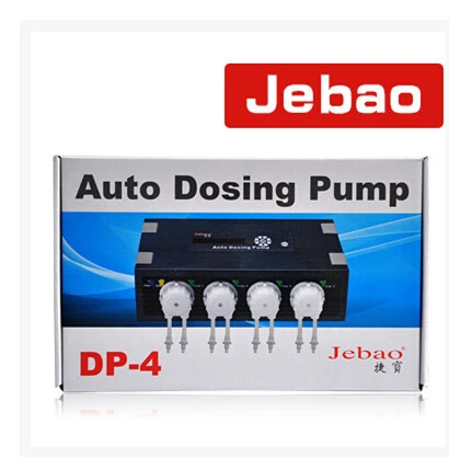 Mini Auto Dosing Pump JEBAO DP-4 for Coral Reef Aquarium 4 Pump Head For Marine Aqua 110-240V, 50/60Hz