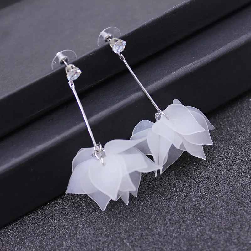 2019 new design fashion brand jewelry elegant flower earrings for women summer style gift earring