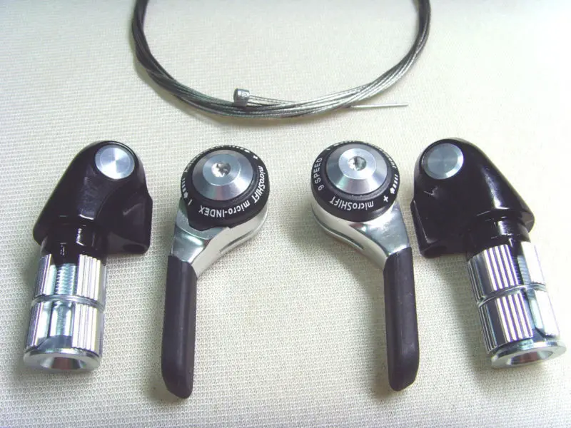 MicroSHIFT 9S TT Bar End Shifter BS-A09 2 x 9 / 3 x 9 speed Road