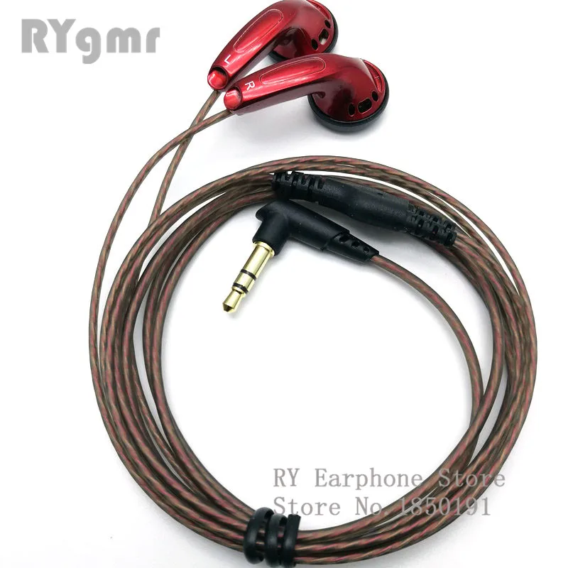 RY4S original in-ear Earphone 15mm music quality sound HIFI Earphone (MX500 style earphone) 3.5mm L Bending hifi cable