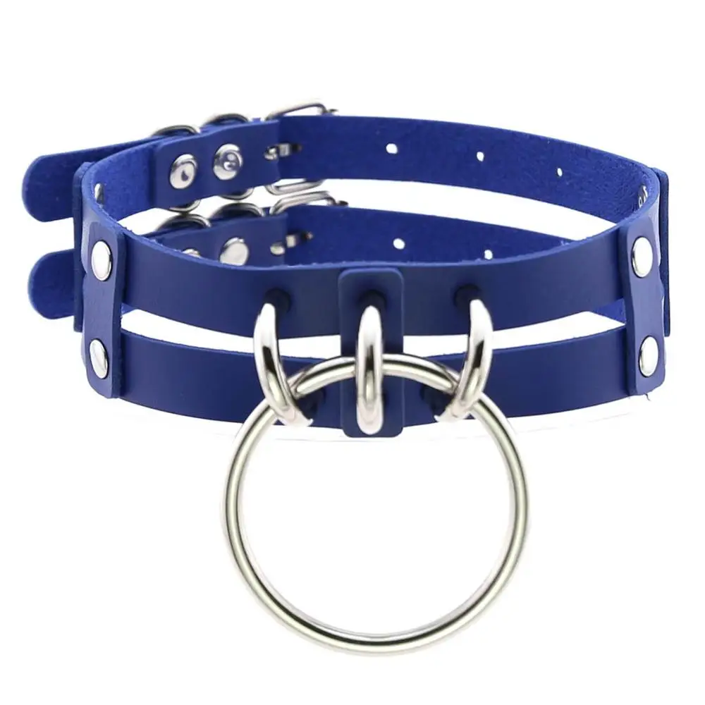 Punk Choker Kragen Goth Halskette Große Transparente Riemen Chocker Frauen Mädchen Trendy Rock Sexy Harajuku Emo Gothic Schmuck
