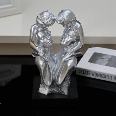 Wedding anniversary gift ideas to send his wife anniversary of family of three home furnishings art resin opening wedding gift