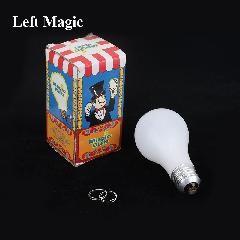 Magic Light Bulb - Mentalism Magic Tricks Lamp Magic Trick Ring Close Up Stage Magic Props Magician Illusions