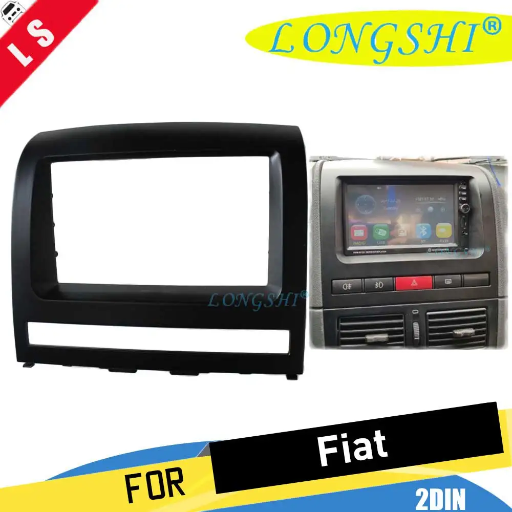 

2DIN Car Radio Fascia for FIAT Albea, Siena, Palio 2004-2012; Perla 2006-2008 Stereo Facia Dash CD Trim Install Frame Kit ,2 din