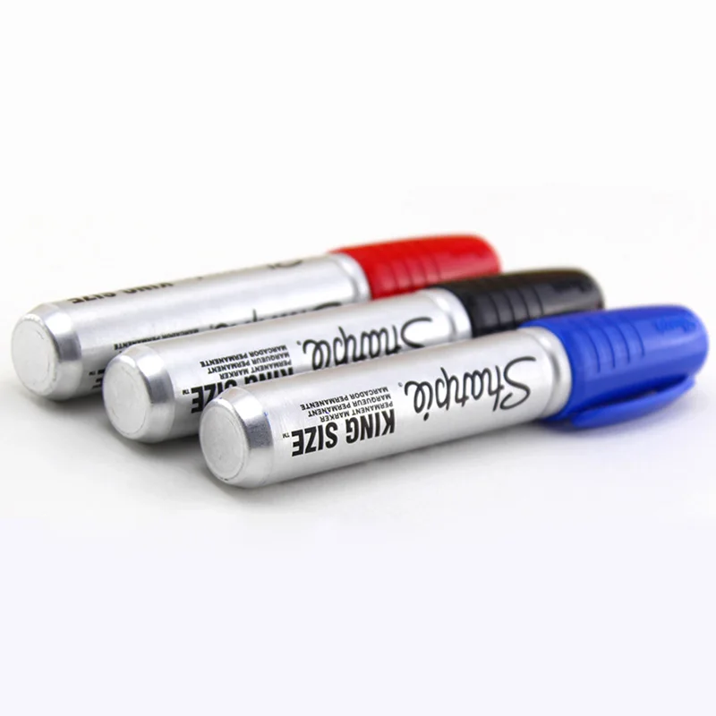 1pcs Sharpie 15001 Marker Pens Metal Plate Special Thick Stainless Steel Industrial Marker Pen Oil Resistant Does Not Fade