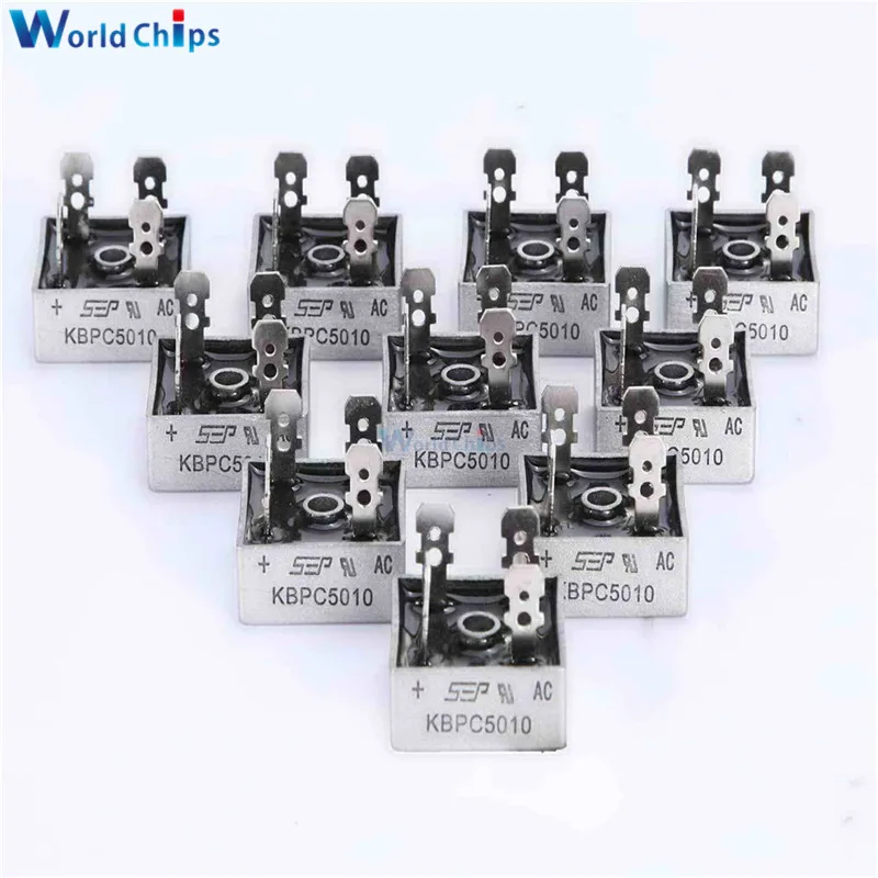1PCS KBPC5010 50A 1000V Diode Bridge Rectifier Diode KBPC 5010 Power Rectifier Diode Electronic Componentes