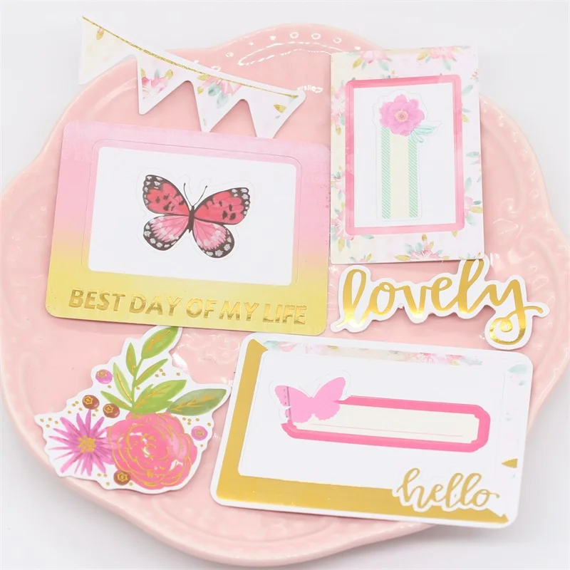 KSCRAFT Cute Photo Frame Paper Stickers for Scrapbooking Happy Planner/ DIY Crafts/ Card Making Decoration