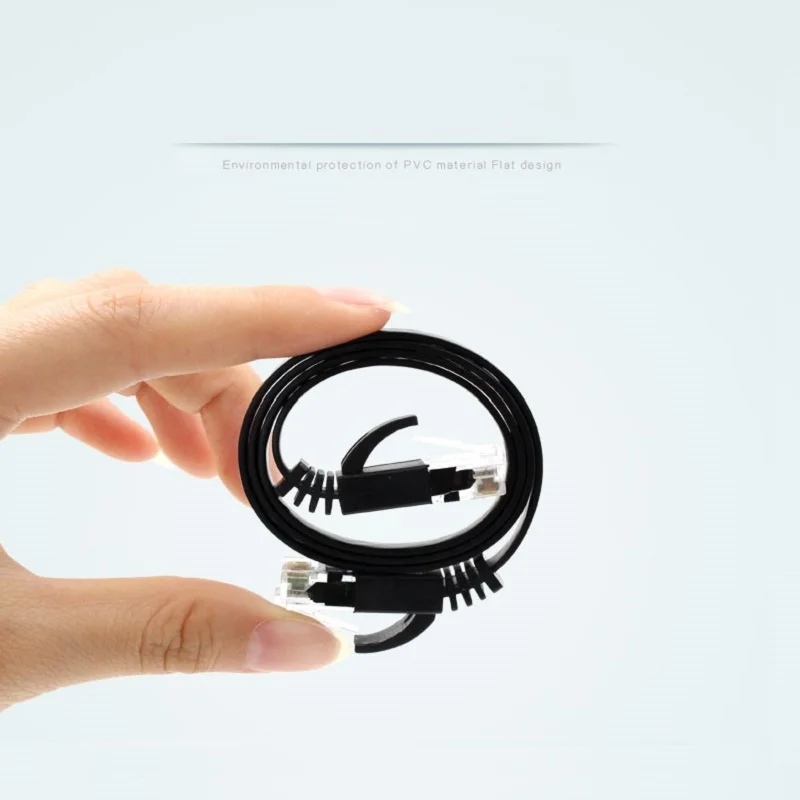 6 Gói Phẳng Internet Cáp Mạng Cat6 Máy Tính Cáp Ngắn Cat6 Ethernet Miếng Dán Lan Cáp Snagless Rj45 Các Cổng Kết Nối 1 bàn Chân