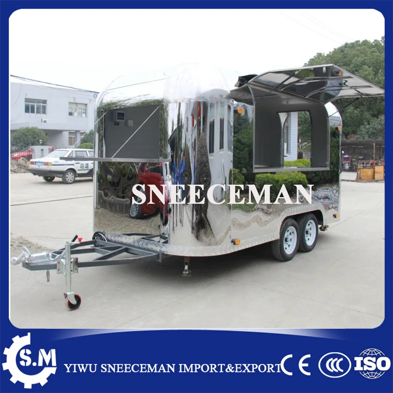 crepe food cart cheap mobile fast food truck