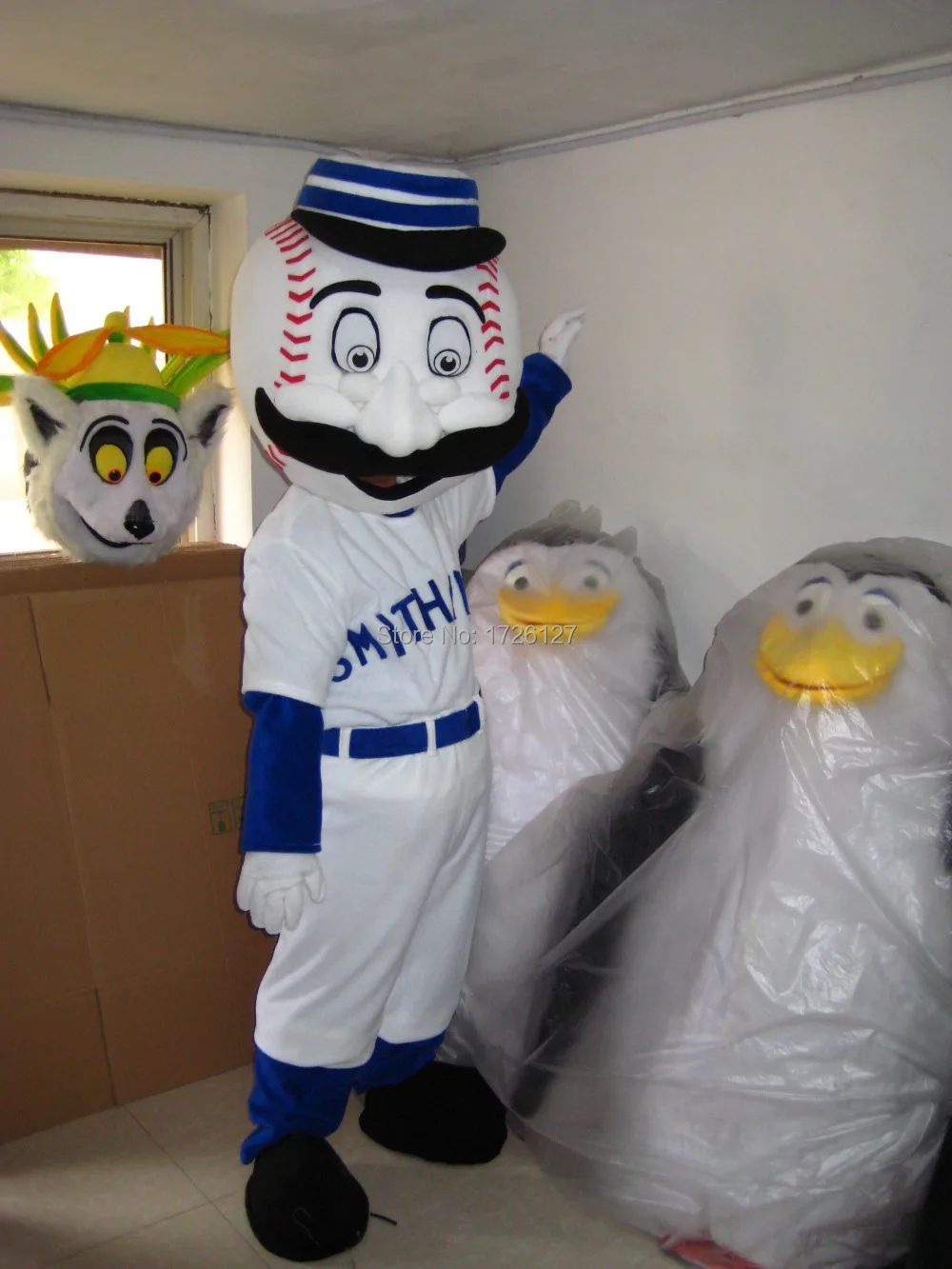 

mascot Mr. Met baseball mascot ball costume custom fancy costume anime cosplay kit mascotte theme fancy dress carnival costume