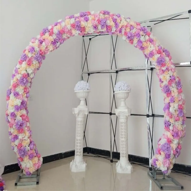 Wedding Decoration Arch Flower Rows with Stand Set  20x 50cm for Party Event Mall Hotel Opening Ceremony Supplies