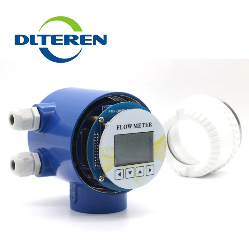 

top quality fast delivery rs485 compact type Electromagnetic flow meter transmitter 160mA AC220V power supply