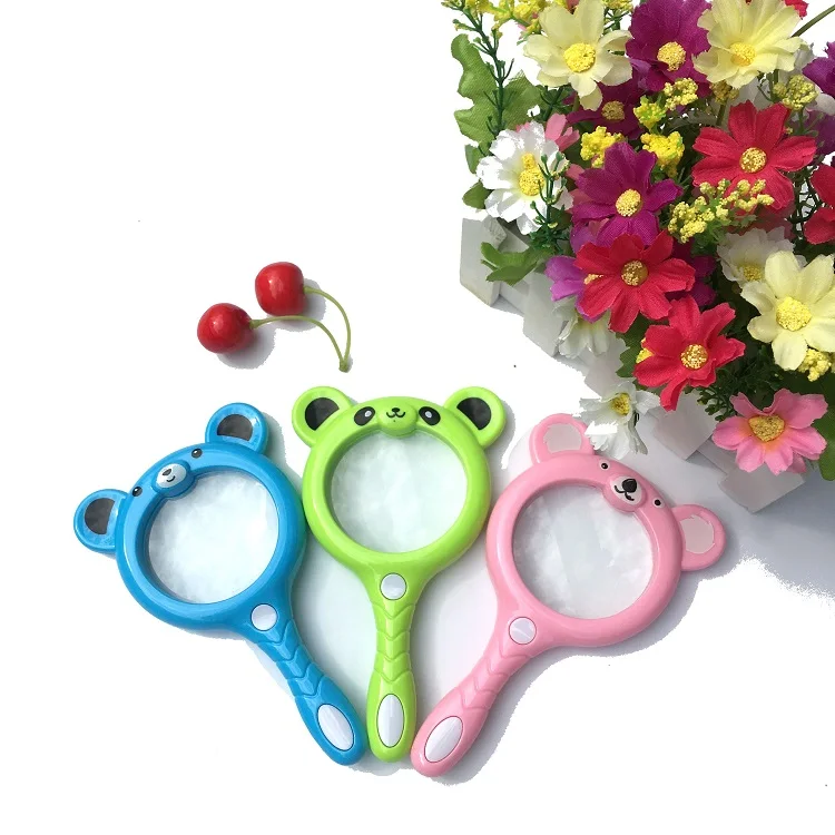 3x Toy Baby Magnifier Kindergarten Primary School Magnifying Glass Toy Educationalchildren science laboratory Toys Insect Viewer