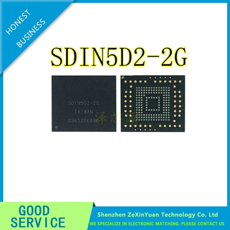 1 PCS-10 PCS 100% ใหม่ Original SDIN5D2-2G BGA ชิปหน่วยความจำ SDIN5D2 2G