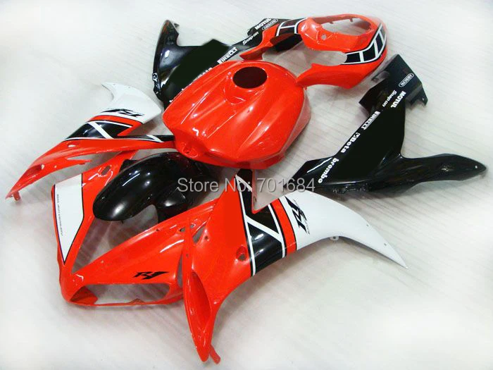 Wotefusi Bodywork Motorcycle Fairing Injection Mold For 2004 2005 2006 YAMAHA YZF1000 R1 04-06 05(1)  [CK811]