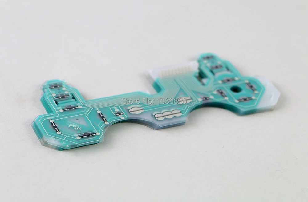 10 قطعة/الوحدة تحكم موصل فيلم إجراء فيلم لوحة المفاتيح الكابلات المرنة ل PS3 Controller-SA1Q194A