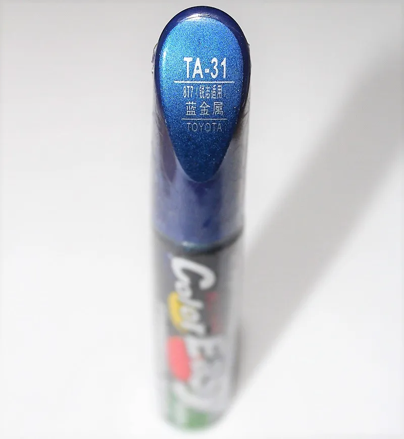 Car scratch repair pen, auto paint pen blue color for Toyota Vios Corolla Reiz vois highlander Crown RAV4 Camry Yaris