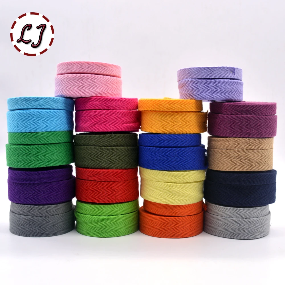 New colourful 10mm chevron 100% cotton ribbon webbing herring bonebinding tape lace trimming for packing accessories DIY