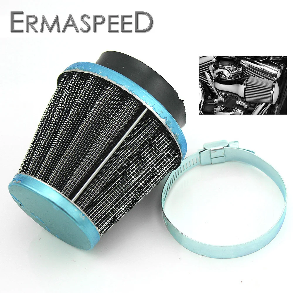 Motorcycle Air Filter 35mm 39mm 48mm 50mm 52mm 54mm 60mm Universal Clamp On Air Cleaner Filter System for Motorbike Dirt Bike