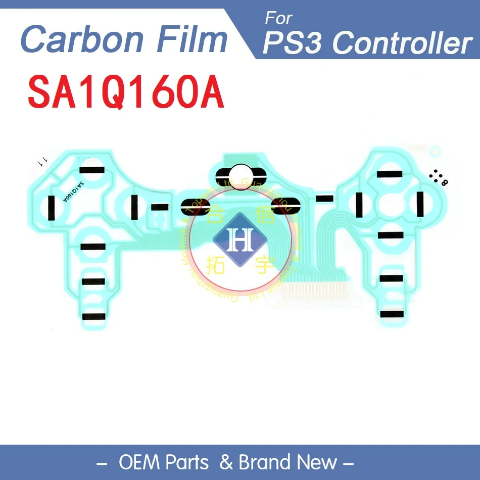 HOTHINK 2pcs/lot Replacement SA1Q160A Ribbon Circuit Board PCB Contact Pad flex cable for PS3 Controller Repair part