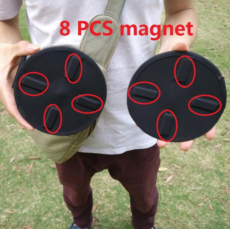 แม่เหล็กแม่เหล็กกระเป๋าเป้สะพายหลังเข็มขัดรถคลิปสำหรับ Gopro Hero 987654 SJ4000 Sj8/10 Xiaomi Yi H9R akaso Action กล้อง