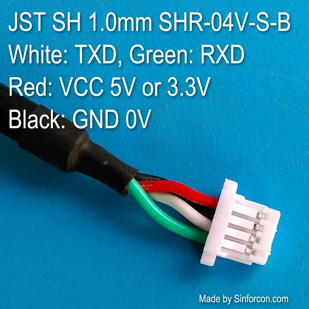 Prolific USB to Serial Comm Port COM PL2303 USB UART TTL 3.3L Level to JST SH1.0mm 4P Shr-04v-s-b Download Flash Upgrad Cable