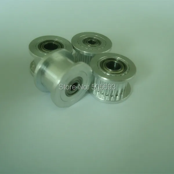 

GT2 roller without teeth pulley and 20 teeth GT2 timing pulley 15mm belt width GT2 PU open belt 10m sell by on pack