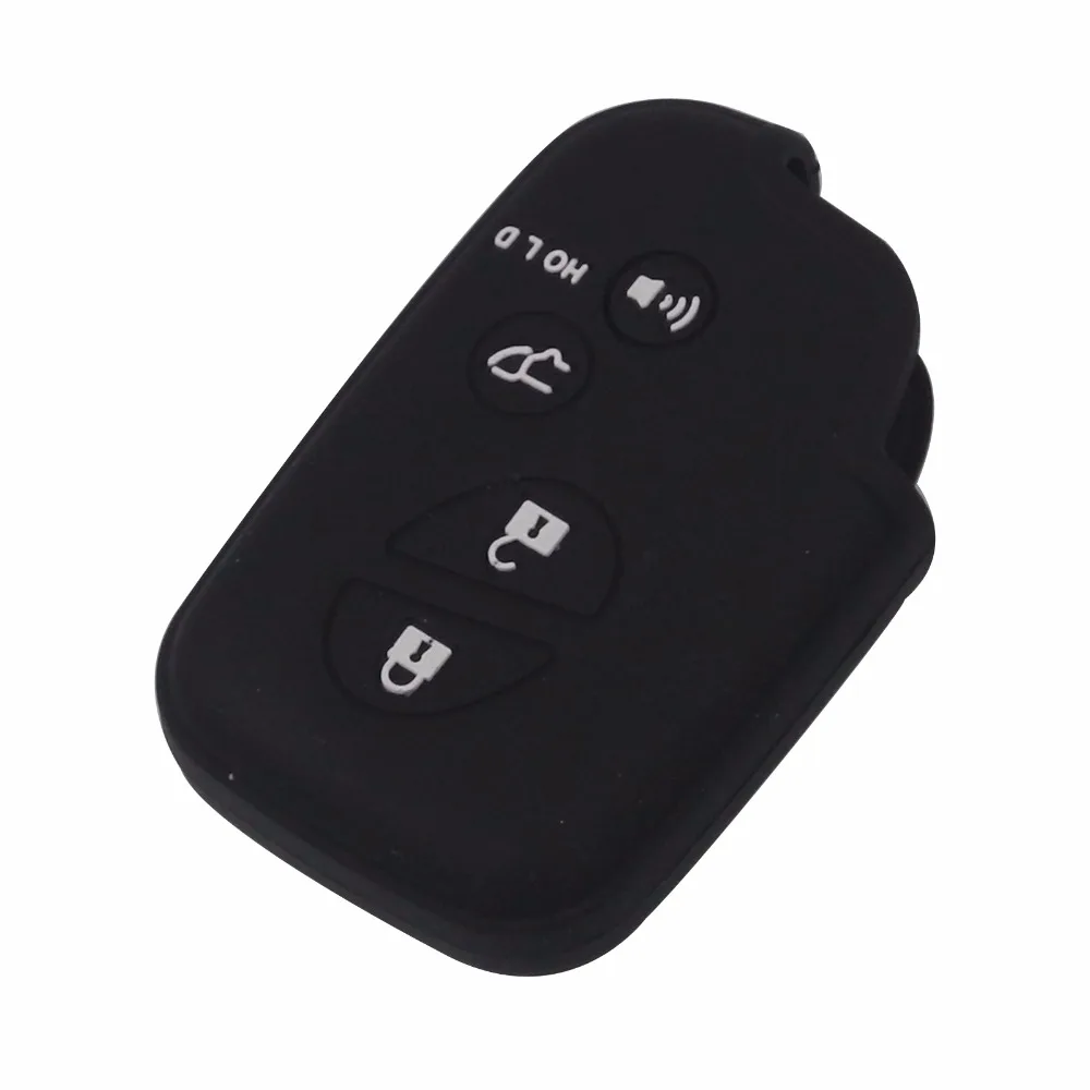 jingyuqin 4 Buttons Remote Silicone Rubber Key Fob Cover Case For Lexus IS250 ES240 ES350 RX270 RX350 RX300 Keyless Holder