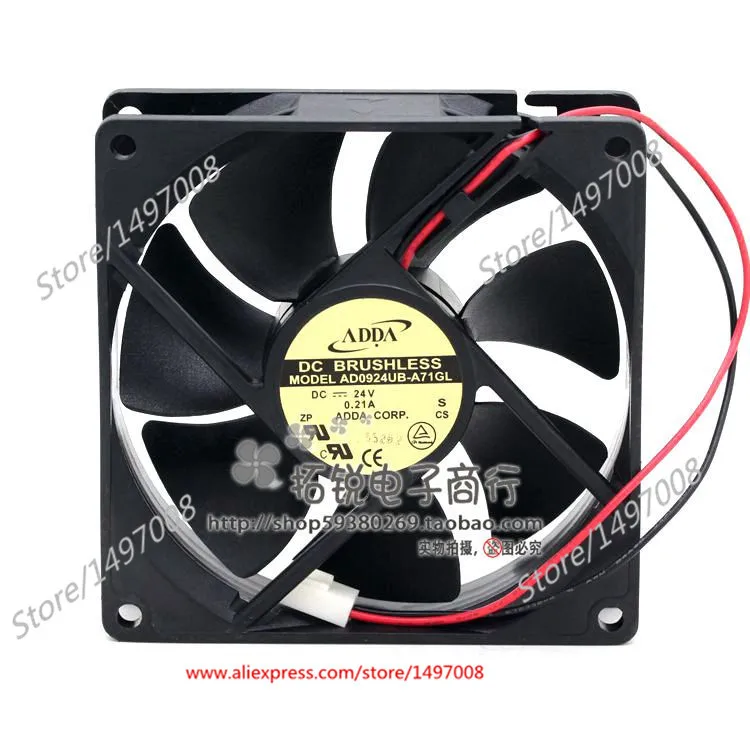 

ADDA AD0924UB-A71GL S DC 12V 0.21A 92x92x25mm Server Cooling Fan