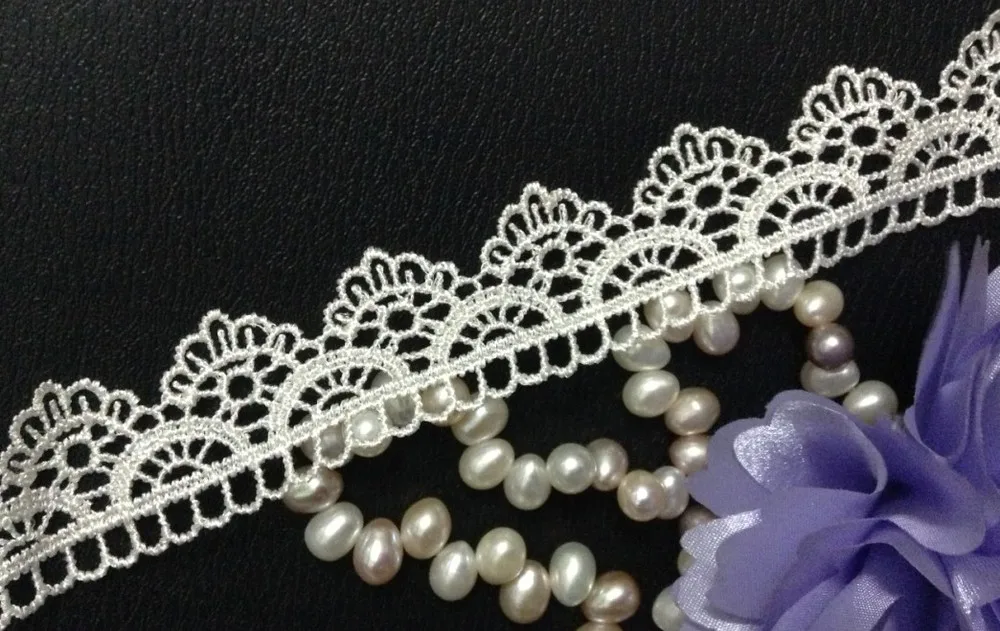 

2.8cm wide high quality water soluble embroidery lace trimming,XERY14111