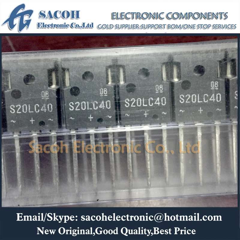 

New Original 10Pcs/Lot S20LC40 S20LC40U S20LC40UT S20LC40UV OR S20LC60US S20LC60USV MTO-3PT 20A 400V Fast Recovery Rectifiers