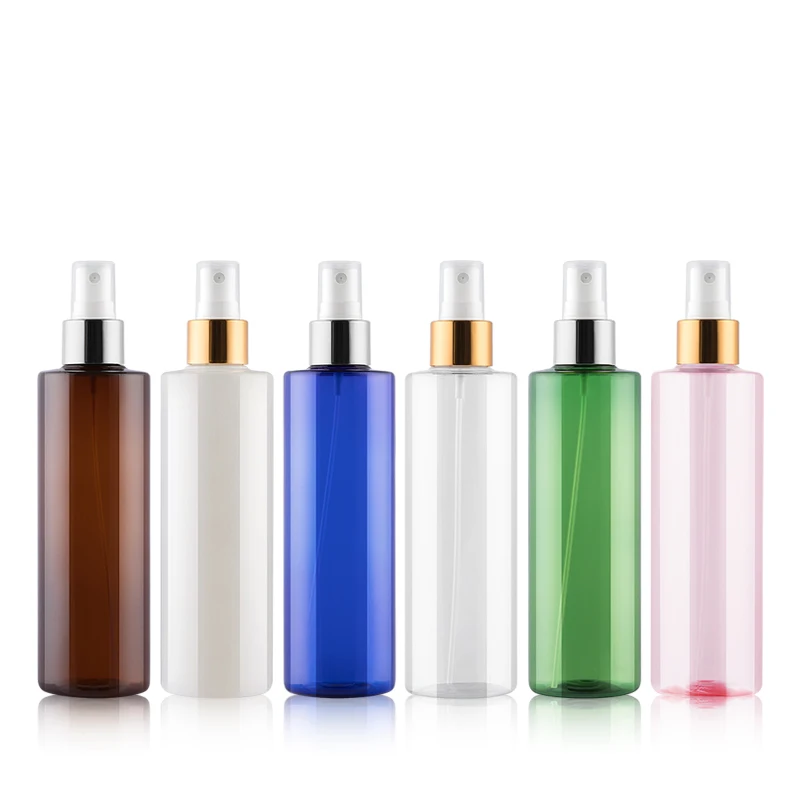 24Pcs/lot 250ML Empty Plastic Perfume Spray Bottle fine mist PET bottles container with pump cosmetic container bottles