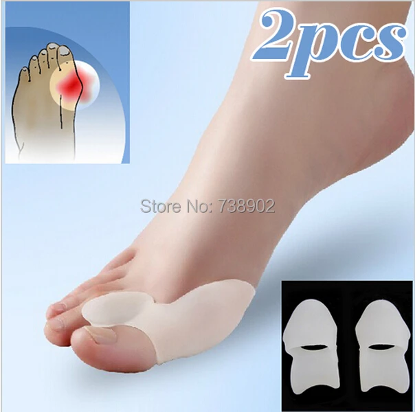 Foot care tool,2017 hot sale 1pairs Straighteners Toes orthotics nursing gel bunion separator treatment foot hallux valgus