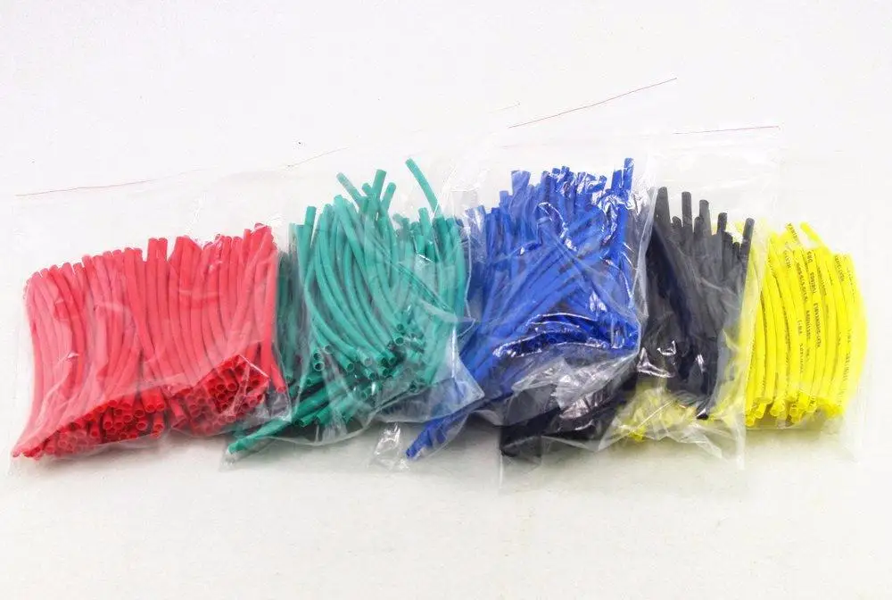 Length10cm I/D 1/1.5/2/2.5/3/3.5/4/5/6/8/10mm Red/Yellow/Black/Blue/Green Insulation Heat Shrink Tubing Wire Wrap