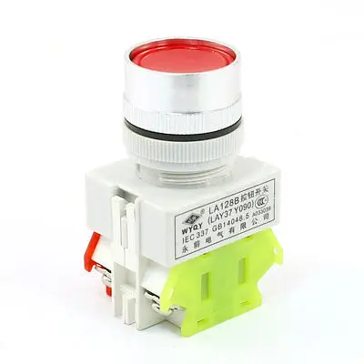 

Red Latching Self Locking Latching Push Button Switch DPST 660V 10A