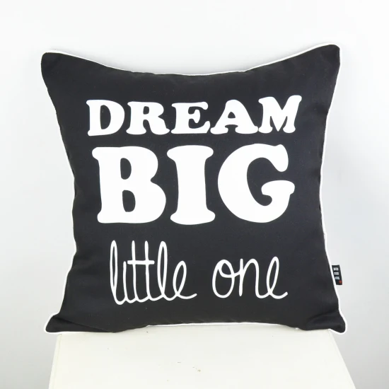 

18" * 18 " almofadas decorativas Decorative Throw Pillow Case Dream Big Pillowcase