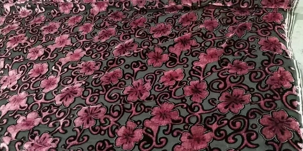 Silks Fabric Dress Jacquard Tessuti Sewing Cotton Velvet Fabric Plush Tela Terciopelo Flower Fabrics Materiał Tissus Au Metre