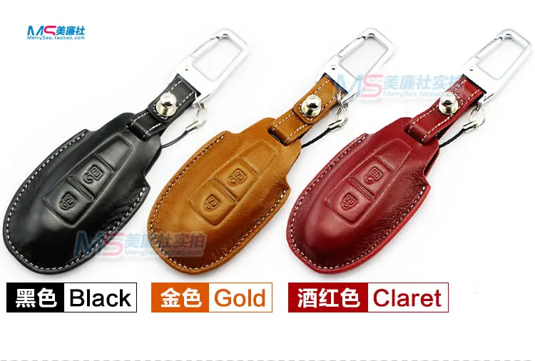 Muti-color Genuine Leather Car Key Fob Cover for SUZUKI ALIVIO SX4 SWIFT Grand Vitara Kizashi S-CROSS keyring auto accessories