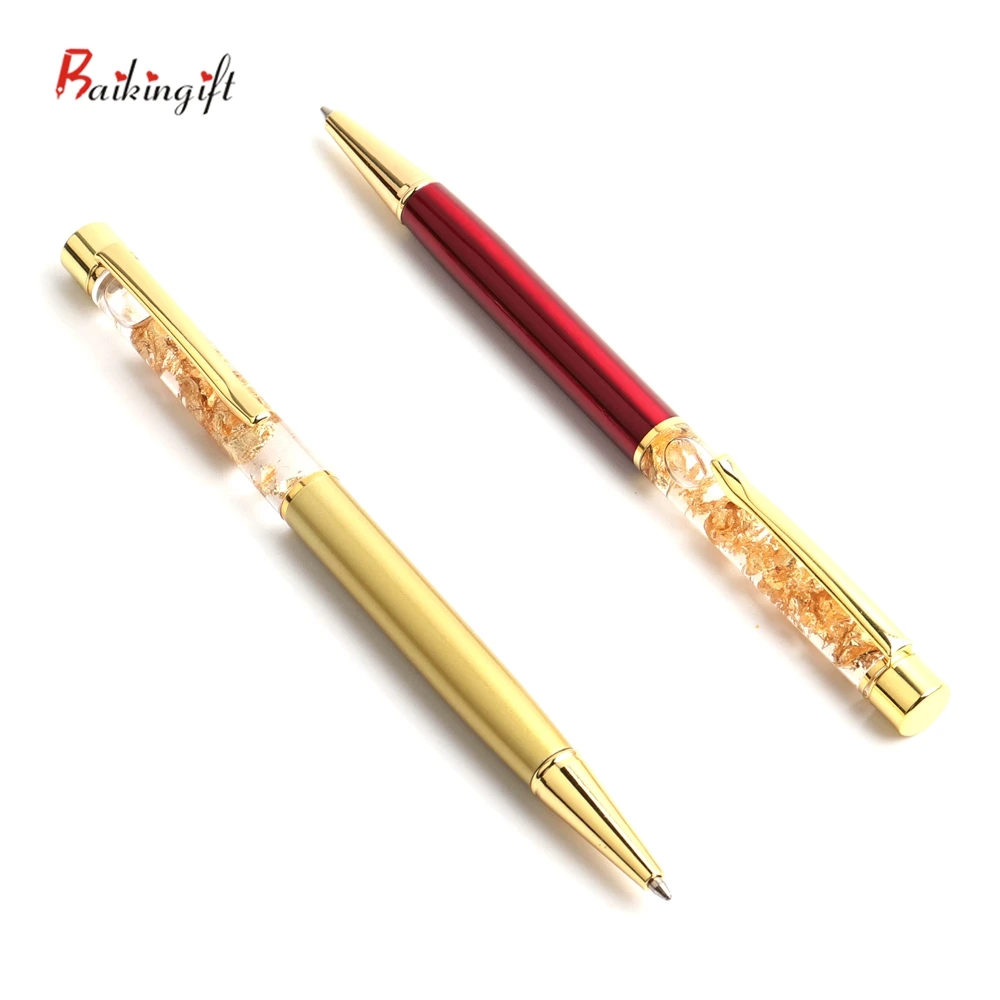 Genkky Pen Crystal Gold Platinum Ball Pens For School Office Gift Stationery Promotional The Creative Ballpoint Pens