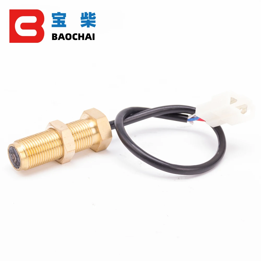 Universal Engine Magnetic Speed Sensor M18 Brass transmition diesel generator part electronic alarm ohm rpm speed pickup sensor