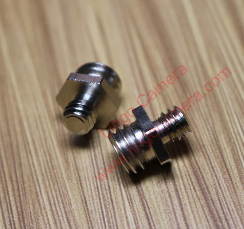 LL1483 เหล็กสแตนเลส 1/4 "ถึง 3/8" สกรูสำหรับกล้องขาตั้งกล้อง Monopod