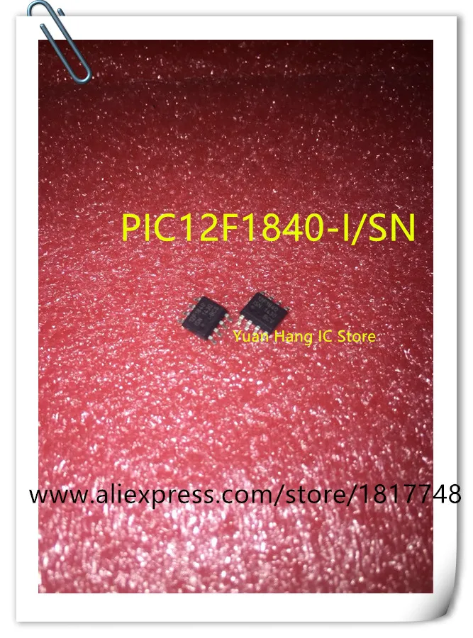 

Free shipping 20pcs/lot PIC12F1840-I/SN PIC12F1840 12F1840 MCU 8BIT 7KB FLASH 8SOIC Best quality.