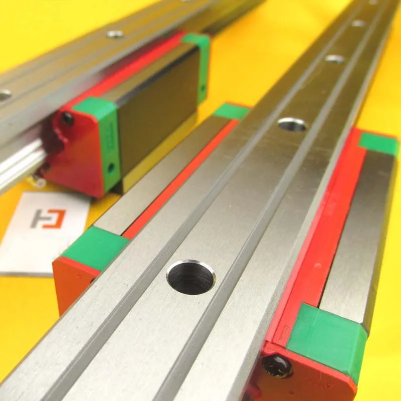 New HIWIN HGR25 Linear Guide Rail 400mm With 2Pcs Of Linear Block Carriage HGH25CA HGH25 CNC Parts