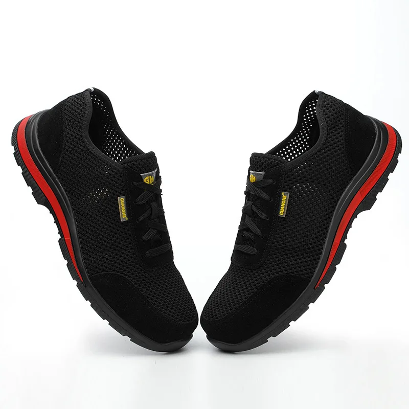 2019 Summer Men Woman Work Shoes Boots Mesh Sneakers Anti-smashing Anti-piercing Outdoor Safety Shoes CS-227