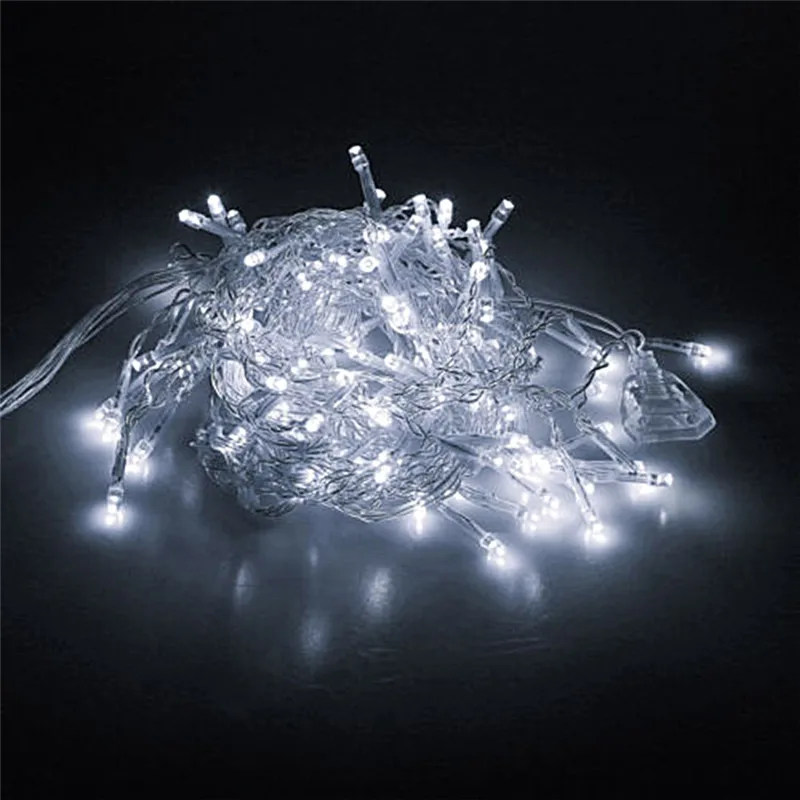 Imagem -03 - Led Icicle Cortina Icicle String Lights Decoração ao ar Livre Ano Novo Festa de Casamento Guirlanda Luz Natal m Droop 0.40.6m