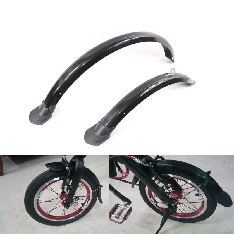 14 / 16 Inch Folding Bike Fender Da-hon 412 BYA Folding Bicycle Front & Rear Fenders V Brake / Disc Brake Folding Bike Parts