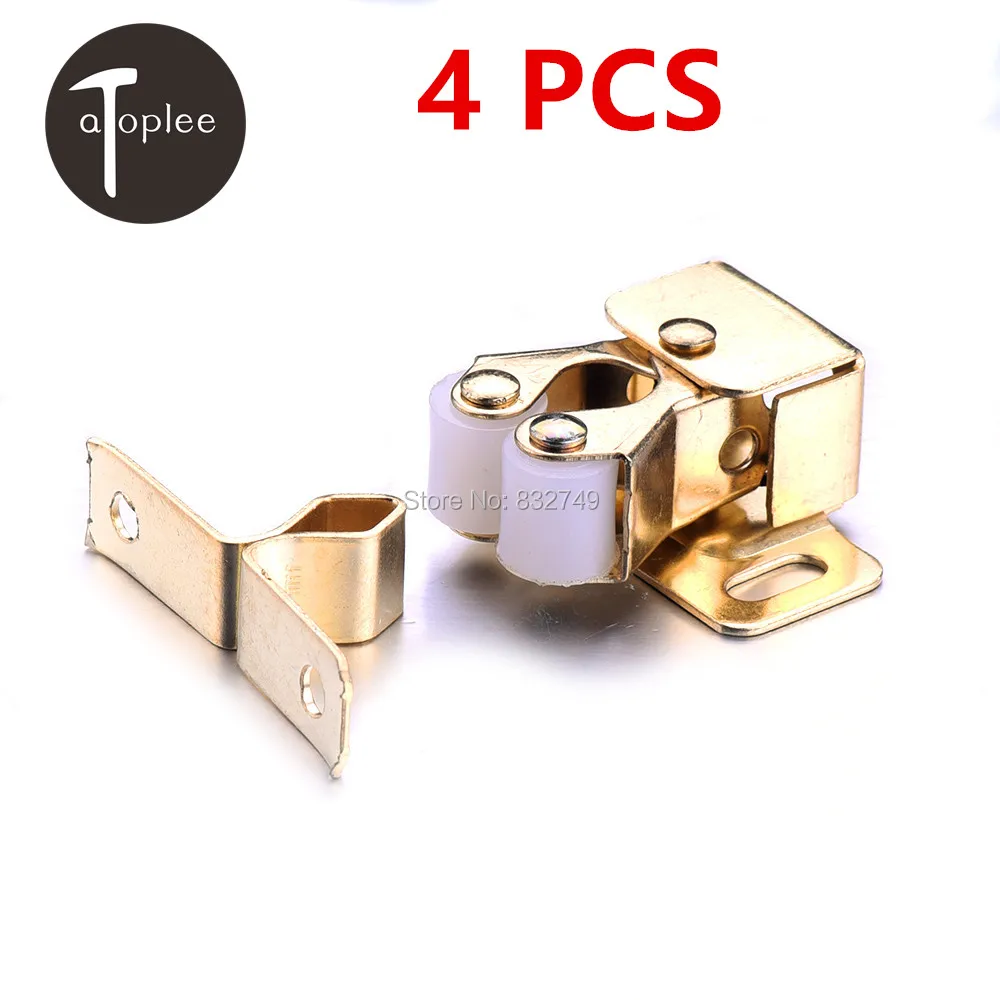 NEW 4 PCS Magnetic Buckle for Cabinet Door Lowest Prices Bathroom Toilet Small Large Lock Catch Latch Gate Lock With Screw