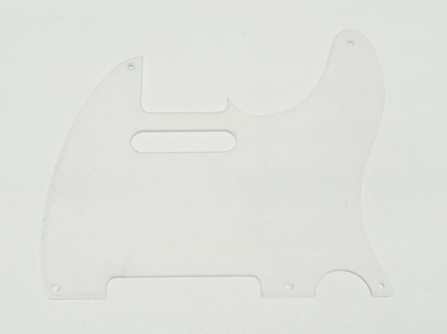 KAISH Transparent 5 Hole TL Single Pick Guard Clear Scratch Plate for TL