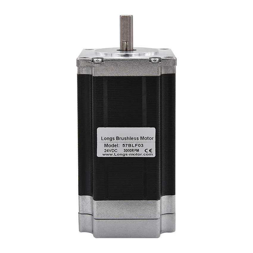 Imagem -04 - Motor Ato sem Escova 57blf03 24v dc 188w 3000rpm Fases Eixo Único Roteador Cnc