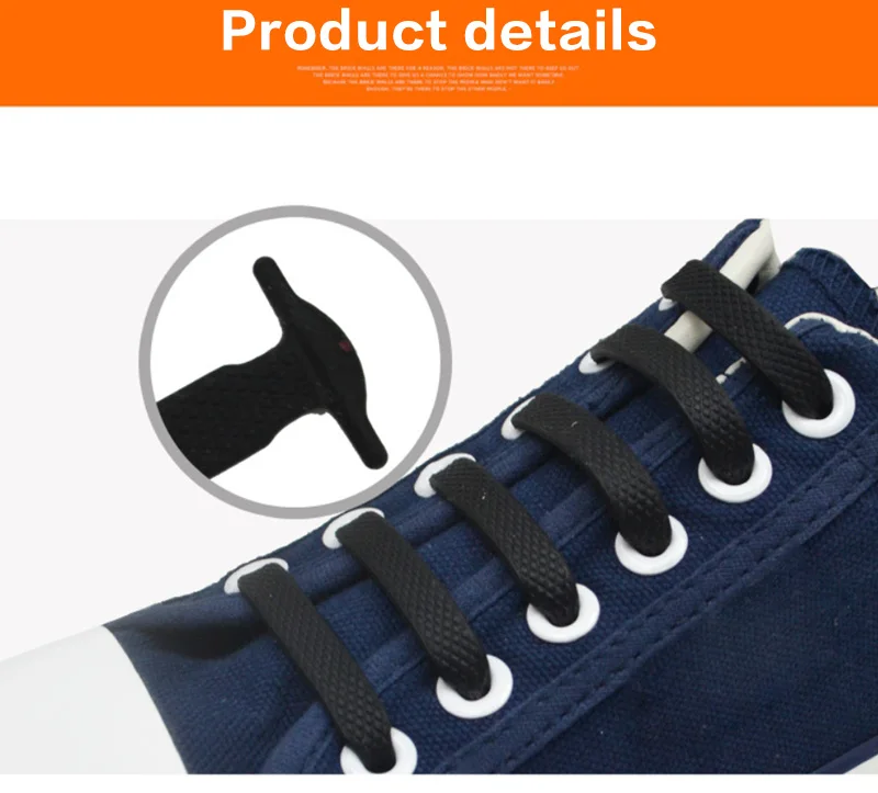 16 Teil/satz Schnürsenkel ohne Krawatte für Kinder und Erwachsene, 13 Farben, elastische Silikon-Schnürsenkel, sportliche Laufschuhe, Spitze, alle Turnschuhe passen – Detail 7